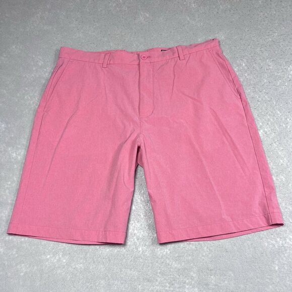 Vineyard Vines Shorts Mens SZ 38 Sailors Red/Pink Salmon Performance Inseam 9” - Picture 1 of 14